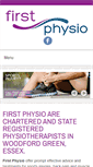 Mobile Screenshot of first-physio.co.uk